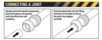 1/2''X1/2'' Forged Straight Male Adapters Push Fit Fitting 1