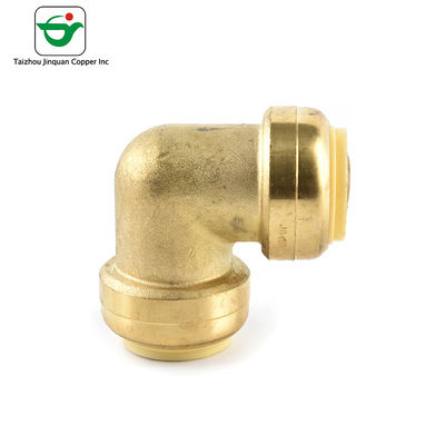 200psi HPB58-3A CW614N Brass Pipe Elbow Push Fit Fitting