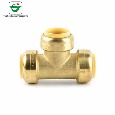AB1953 Approved 1/2&quot; 3/4&quot; 1&quot; Brass T Connector Fitting