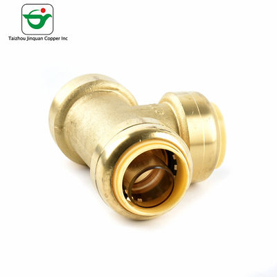 AB1953 Approved 1/2&quot; 3/4&quot; 1&quot; Brass T Connector Fitting