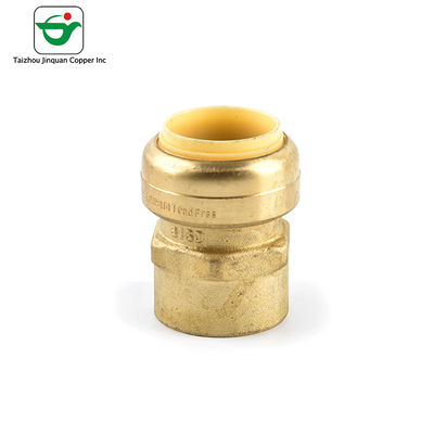 IAPMO Approved Lead Free Push In 1/2×3/4&quot; Brass Quick Connector