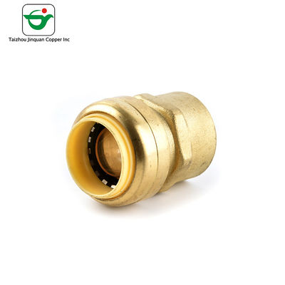 Lead Free C46500 End Stop 1 inch Brass Push Fit Pipe Connectors