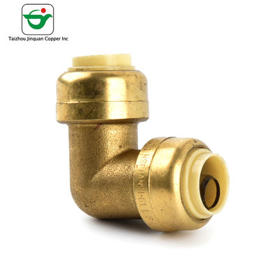 Round Head 3/4''X1/2'' Push Fit Brass 90 Degree Elbow Fitting