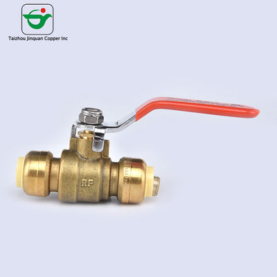 Water DZR Brass 1&quot;X1'' No Leakage Push Fit Ball Valves