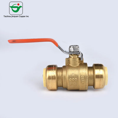 OEM Supported CW614N CuZn39Pb3 Copper Push Fit Ball Valve