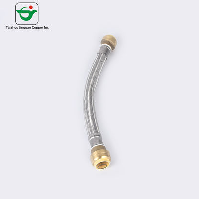 Bend Easily Water Faucet Inlet 24&quot; Flexible Brass Hose