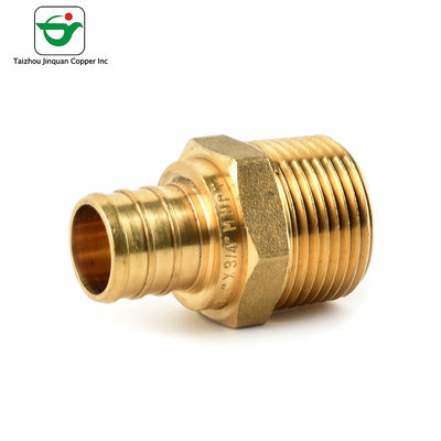 ISO9001 1''X3/4&quot; MNPT Copper Male Adapter Pex Barb Fitting