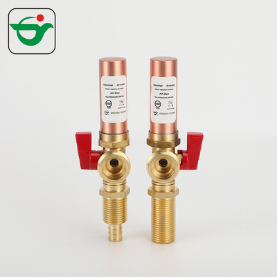 1/4 Turn Washing Machine Outlet Valve Water Hammer MIP , CPVC Angle Valves