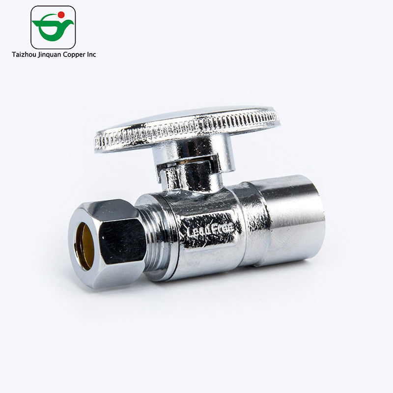 Forged Manual Chrome Plated Brass Angle Valve 200psi