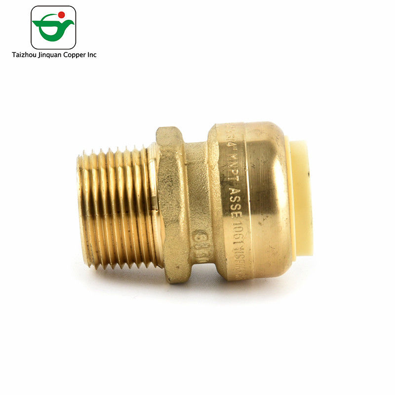 3/4'' X1/2&quot; MNPT Brass Male Female Adaptor Push Fit Pipe Fittings