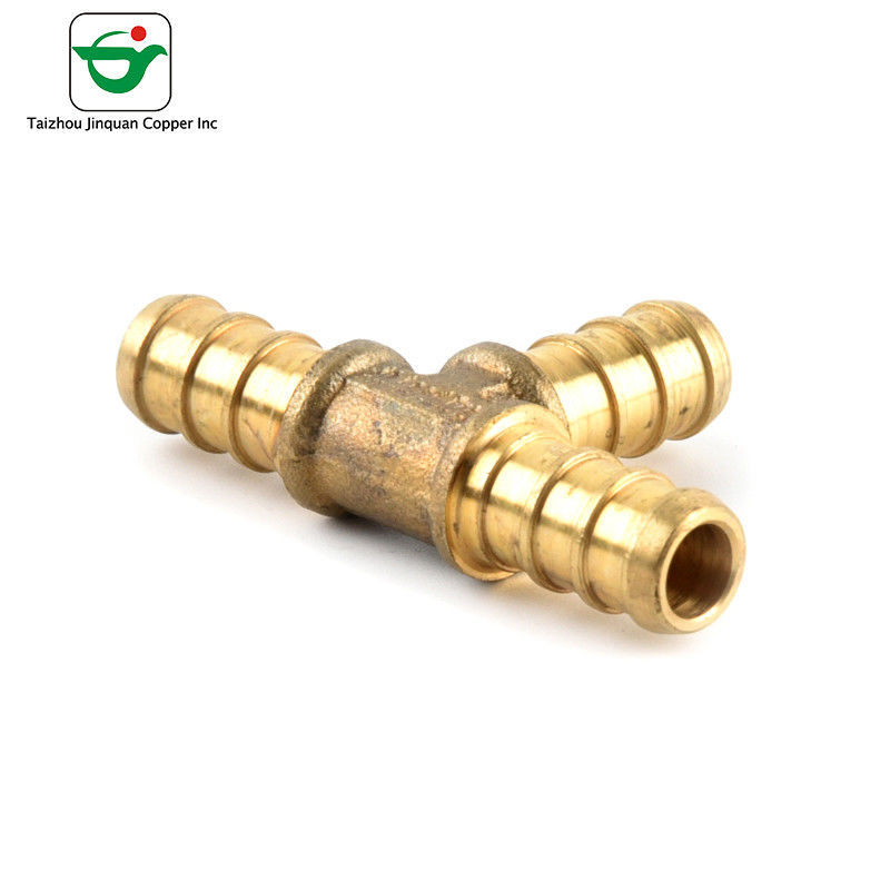 Forged 3/4''X3/4''X1/2'' Brass Hose Connector Tee Lead Free