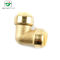 Smooth Inner Wall 1/2''X1/2'' Brass 90 Degree Hose Elbow