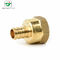 Round Head Brass Female Adapter 1''X3/4&quot; Pex Barb Fitting